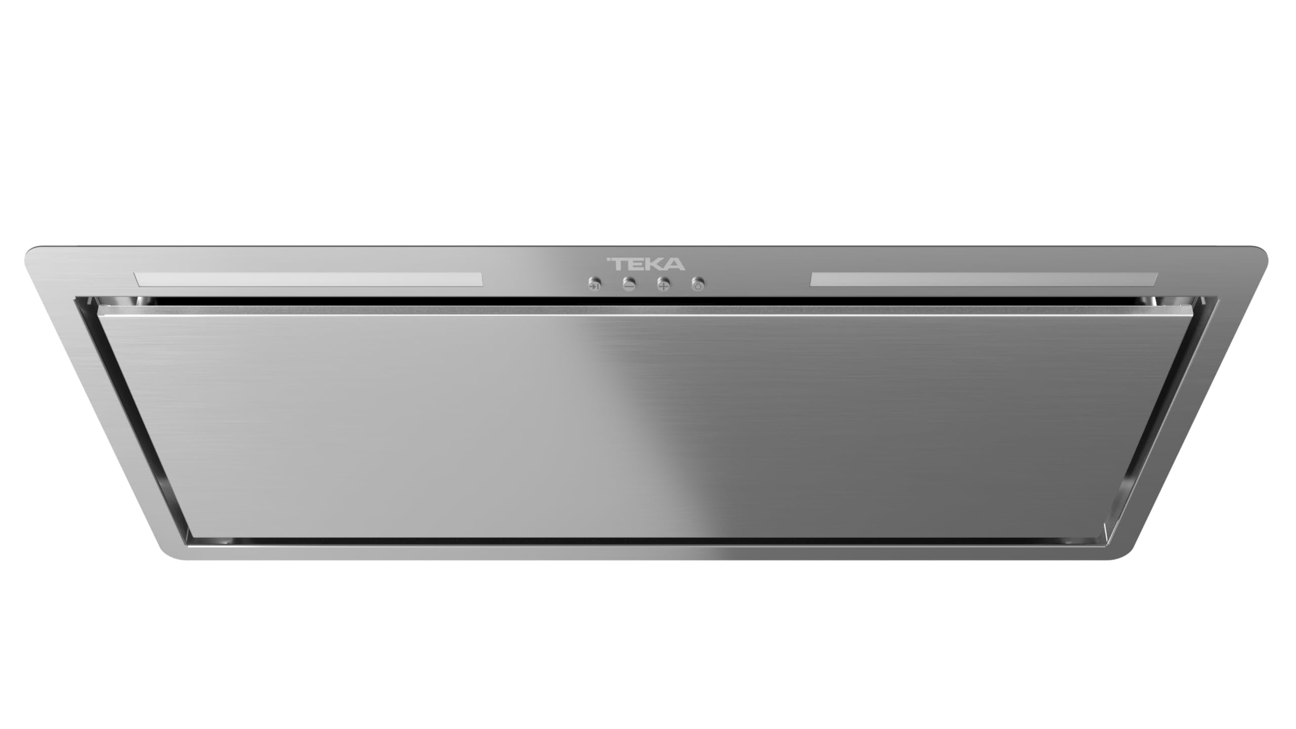 TEKA Campana Integrable con Aspiración Perimetral, Mandos Electrónicos, 2 Lámparas LED, 3 Velocidades + Intensiva, Motor EcoPower, Compatible con recirculación, GFL 77760 EOS IX
