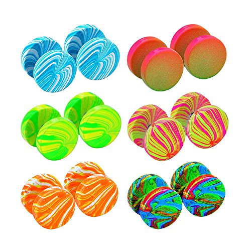 JewelrieShop Fake Plugs Faux Gauges Plugs Earring for Men Stainless Steel Studs Circle Flat Back Cheater Illusion Tunnel Dumbbell Earrings Ear Plugs Women (04. Two of Each Color, 6 Pairs,16G,10mm)