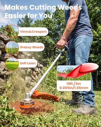 10 Päckchen Ersatz Rasentrimmer Spule Funktioniert Mit Worx Alle Rasentrimmer Mit 20V,1.65mm Durchmesser und 3m LäNge Fadenspule,EnthäLt 8 PäCkchen Rasentrimmer Faden und 2 PäCkchen Kappendeckel