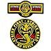 Cobra No Mercy Strike First Strike Hard Morale Patch - 2pc Set 3D PVC Rubber Hook Fastener Backing B017