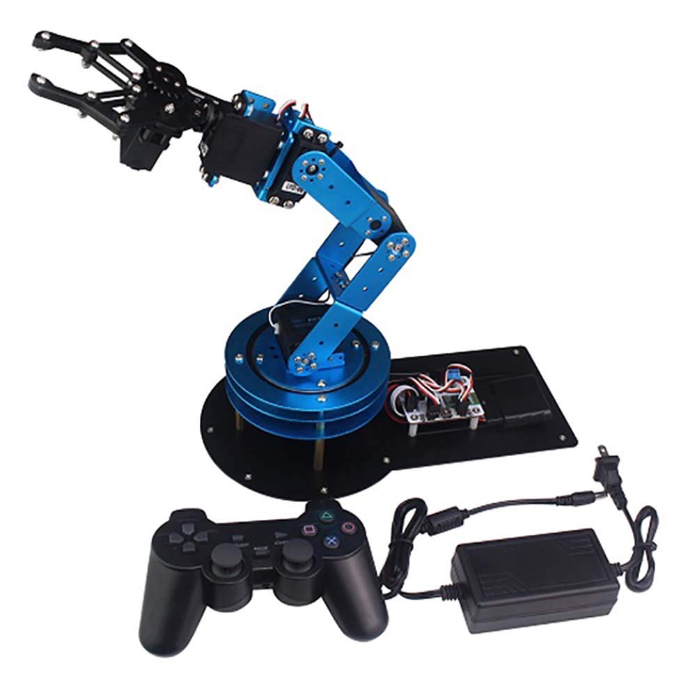 Buy FXQIN Robot arm 6DOF Robotic Arm with Servo Parameter, Wireless ...