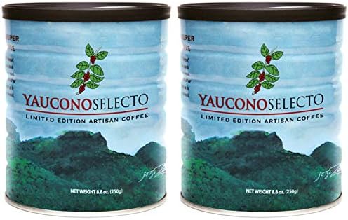 Yaucono Selecto Limited Edition Gourmet Coffee 8.8 Ounces - 2 Cans