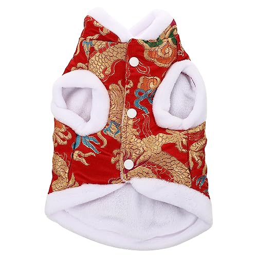 Roupas quentes para animais de estimação roupas para animais de estimação para cães roupas de ano no