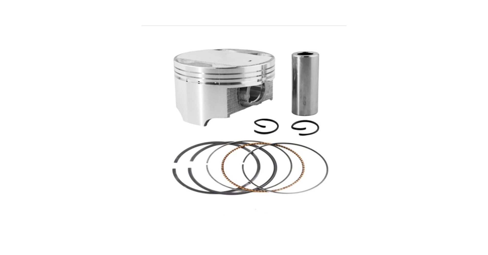 Amazon.co.jp: Luxuypon 交換用74mm ピストンキット Suzuki AN250