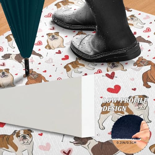 Paillasson doberman teckel 50x80 tapis entrée lavable antidérapant