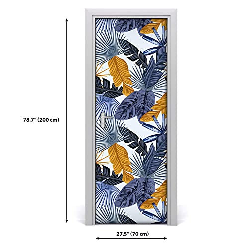 Fondo de pantalla autoadhesivo impermeable de hojas de oro de 70x200 cm para decoración DIY 3