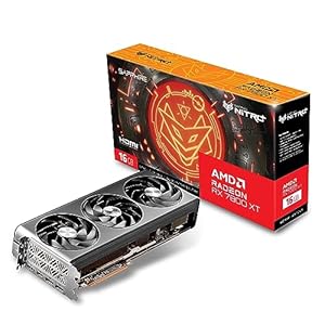 Sapphire 11330-01-20G Nitro+ AMD Radeon RX 7800 XT Gaming Graphics Card with 16GB GDDR6, AMD RDNA 3