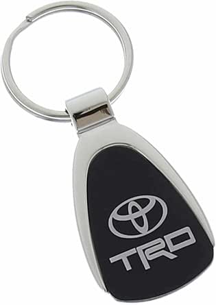 Toyota Tacoma Teardrop Key Ring – Black Metal Keychain With OEM Style