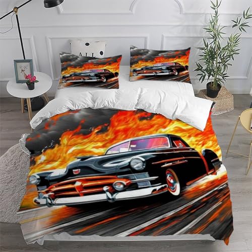Housse de couette facile à enfiler avec fermeture éclair lit double - 6