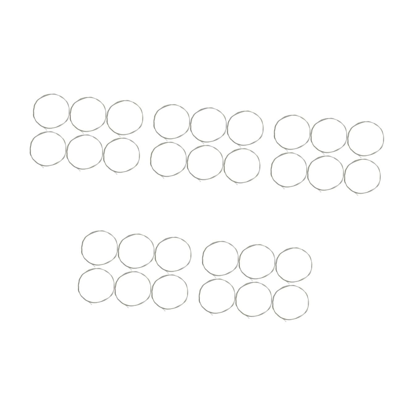 ifundom 5sets Corde Per Chitarra Folk Di Corde Metalliche Di Ricambio Per Chitarra Acustica e Elettrica Accessori Musicali Pratici e Facili Da Installare
