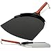 The Ultimate Aluminum Pizza Peel. 14 inch Paddle with a Smooth Ceramic Coating, 10 inch Wood Handle. Large & Lightweight, Use this Metal Spatula for Baking Pizzas and Breads on Oven & Grill