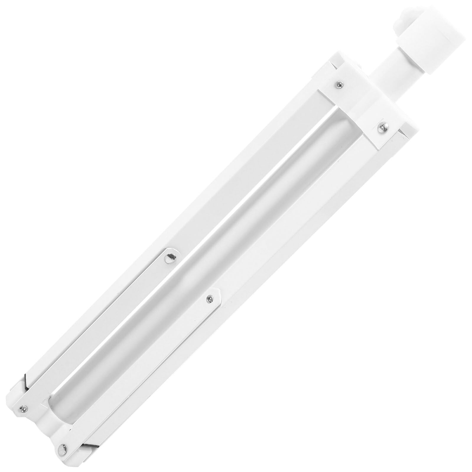 Portaombrellone Leggero e Pratico in Ferro Bianco Base Portatile Design a Fondo a Gambe per Ombrelloni da Giardino e Pesca