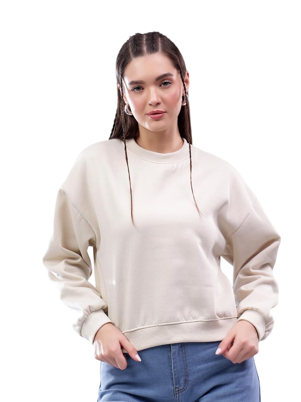 kotty Women's Full Sleeve Sweatshirt with Soft Finish for Casual Wear-picture-33