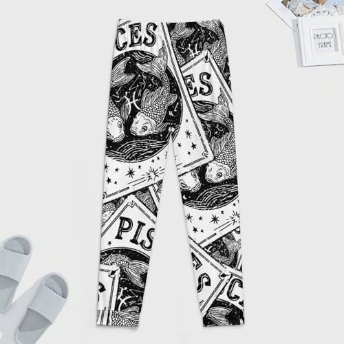 Pisces Constellation Two Fish Men's Pajama Bottoms Sleep Lounge Soft Comfy Pants Sleepwear4