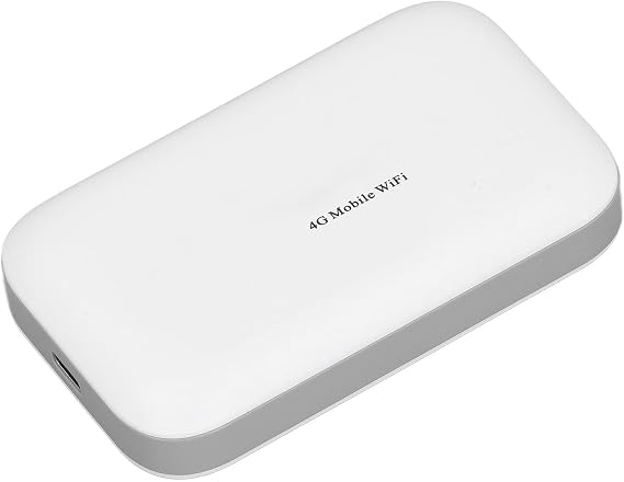 4G LTE Mobile Hotspot, Wireless Portable WiFi for Travel, 10 Connected Devices, 150Mbps Pocket WiFi, for Smartphones, Laptops, TV, for Europe Asia, White