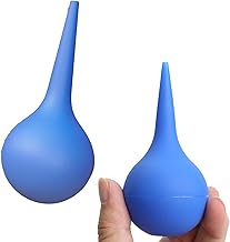 2 PCS Rubber Suction Ear Syringe Bulb for Ear Wax Removal – 30ml Reusable Ear Cleaning Tool – Safe, Gentle, and Easy to Use for Ear and Nasal Care