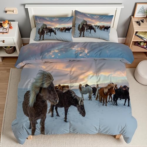 Ensemble de literie 3 pièces avec housse de couette 90x190 microfibre - 4