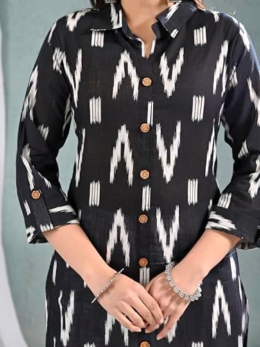 Chichi Indian Women's Printed Cotton Kurti Top
