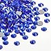 beadsland Flat Back Crystal Rhinestones Round Gems, Sapphire (4.6-4.8mm) SS20/1440pcs