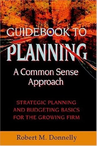Amazon.com: GUIDE BOOK TO PLANNING - A COMMON SENSE APPROACH: Strategic ...
