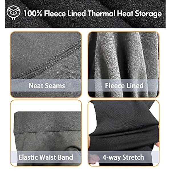 Yutdeng Mannen Thermisch Ondergoed Set Winter Warm Functioneel Ondergoed Fleece Gevoerd Lange Mouw Basislaag Compressie Ondergoed 2 Stks Sneldrogende Top & Bottom Leggings Lange Johns Atletische Sport