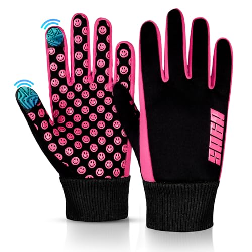 SAGA SPORTS Kids thermal gloves | Water Resistance, Touchscreen-Compatible with Reflector Logo | Warm Anti-Slip for Outdoor Activities age 4-12| Durable and Machine Washable SAGA SPORTS Kids thermal gloves | Water Resistance, Touchscreen-Compatible with Reflector Logo | Warm Anti-Slip for Outdoor Activities age 4-12| Durable and Machine Washable