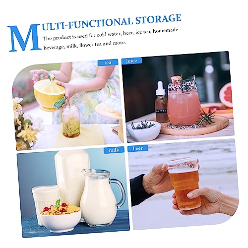 Juego de 2 vasos transparentes decorativos miniatura 6