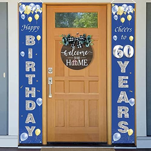 21st Birthday Decorations for Men, 21st Birthday Decorations for Him, 21st Birthday Banners for Men, 21st Birthday Party Ideas for Men Women Birthday Indoor Outdoor Blue