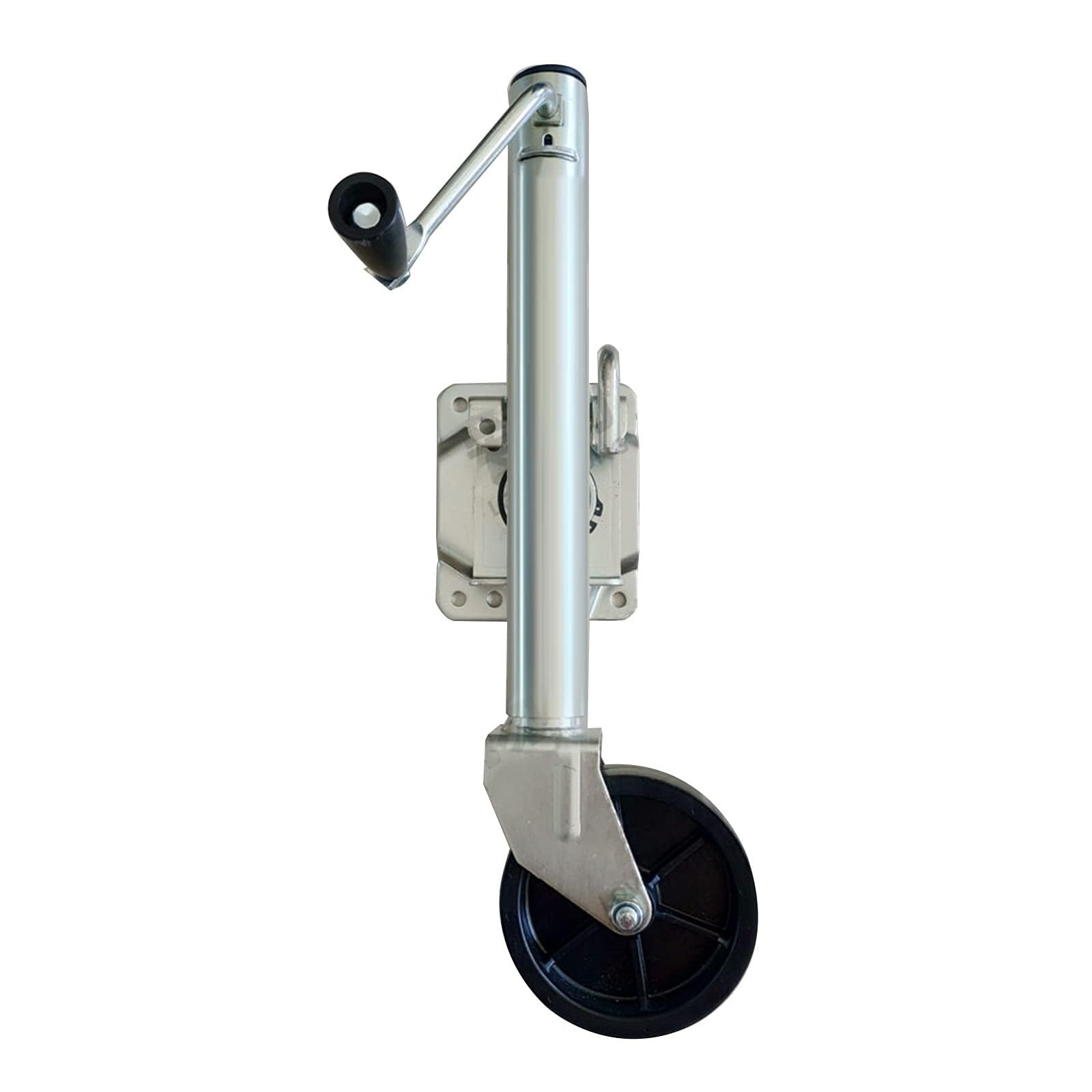 Anhänger Stützrad - Stützfuß Anhänger Abstellstützen, Schwenkbare Anhängerräder, Klappbares Stützrad Mit 15cm Rad, 550kg Traglasthalterung, Teleskopreichweite 26cm, Für Anhänger, Wohnwagen