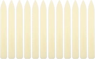 Plastic Bone Folder Tool 12pcs for Precision Creasing, Straight Edge