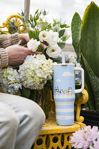 Image of Zak Designs Bluey 30oz Spill-Proof Insulated Stainless Steel Travel Tumbler (Pack of 9)