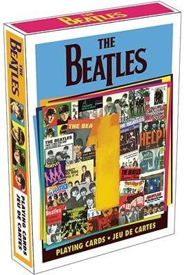 Amazon The Beatles ビートルズ トランプ Singles No1 Aquarius社製 人気 John Paul George Ringo ジョン ポール ジョージ リンゴ Singles No1 カードゲーム トランプ おもちゃ