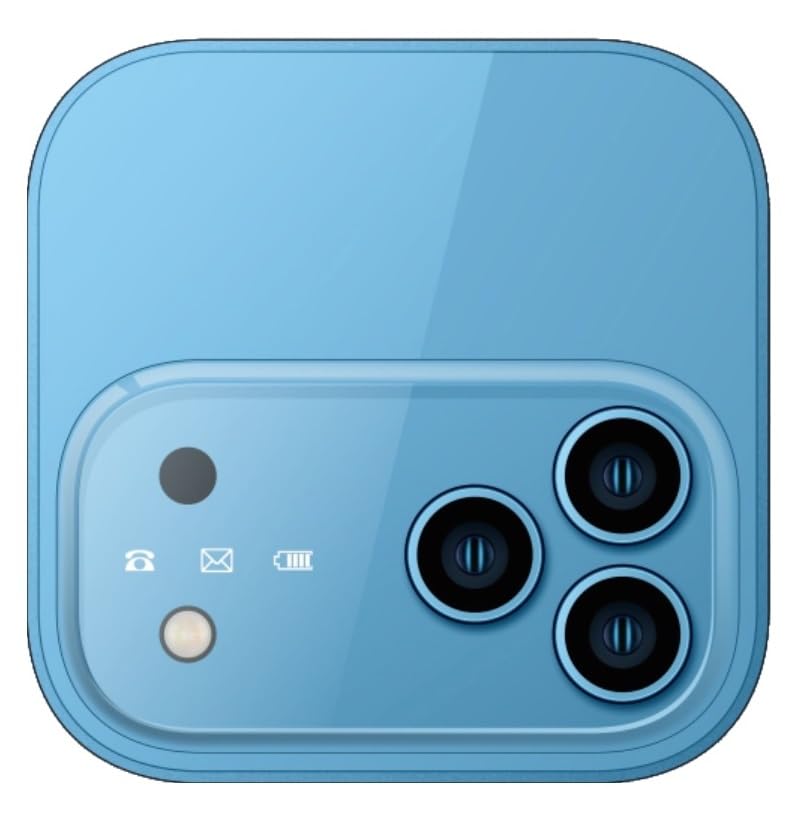 Image of Snexian Rock X Flip Dual Sim |Keypad Mobile with 1.8 inch Display |Flip|Fold|Call & SMS Indicator|Crystal Back Panel |BT Dialer|Voice Changer|Long Lasting Battery|Camera|Feature Phone| Blue