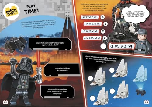 LEGO® Star Wars™: The Dark Lord (with Darth Vader minifigure, lightsaber and exclusive mouse droid mini-build) (LEGO® Minifigure Activity) - Image 5