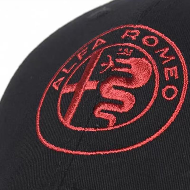 Gorra De Béisbol Alfa Romeo - Logotipo Coche, Ajustable, Para Alfa 6 1979-1986, Unisex