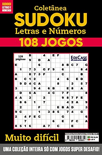 Coletânea Sudoku Letras E Números
