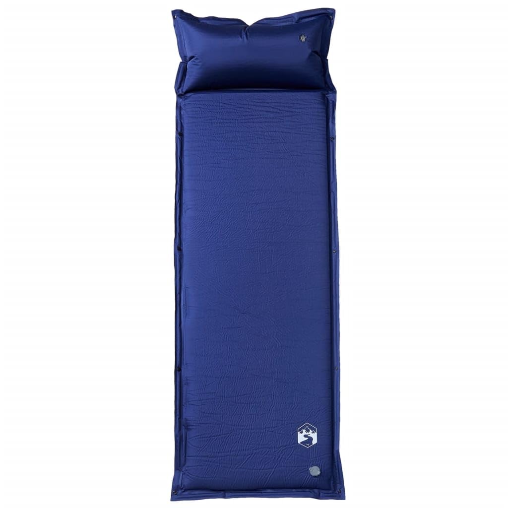 vidaXL colchón de Camping autoinflable colchones de Camping autoinflables colchoneta de Dormir autoinflable