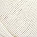 Produktbild ggh Mystik | Baumwolle und Viskose Mischung mit Glanzeffekt | 50g Wolle zum Stricken oder Häkeln | Farbe 002 - Cremeweiß