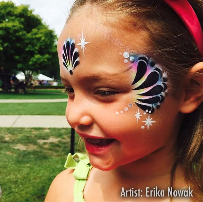 Face Painting Stencil - StencilEyes Radiance - Fantasy Face