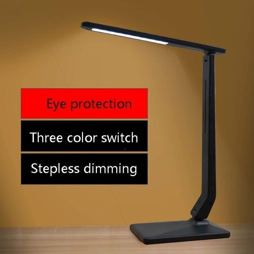 Lampe Bureau Lampe de Bureau Lampe de Lecture Lampe De Bureau LED Avec Port De Charge USB Lampe De Lecture À Intensité Variable Lampe De Table De Bureau Lampe De Commande Tactile Pour Chambre À Couche
