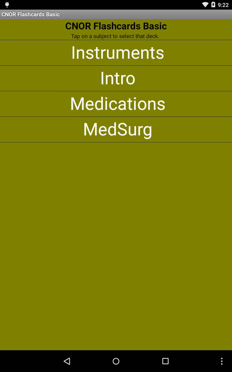 CNOR Flashcards Basic - App on Amazon Appstore