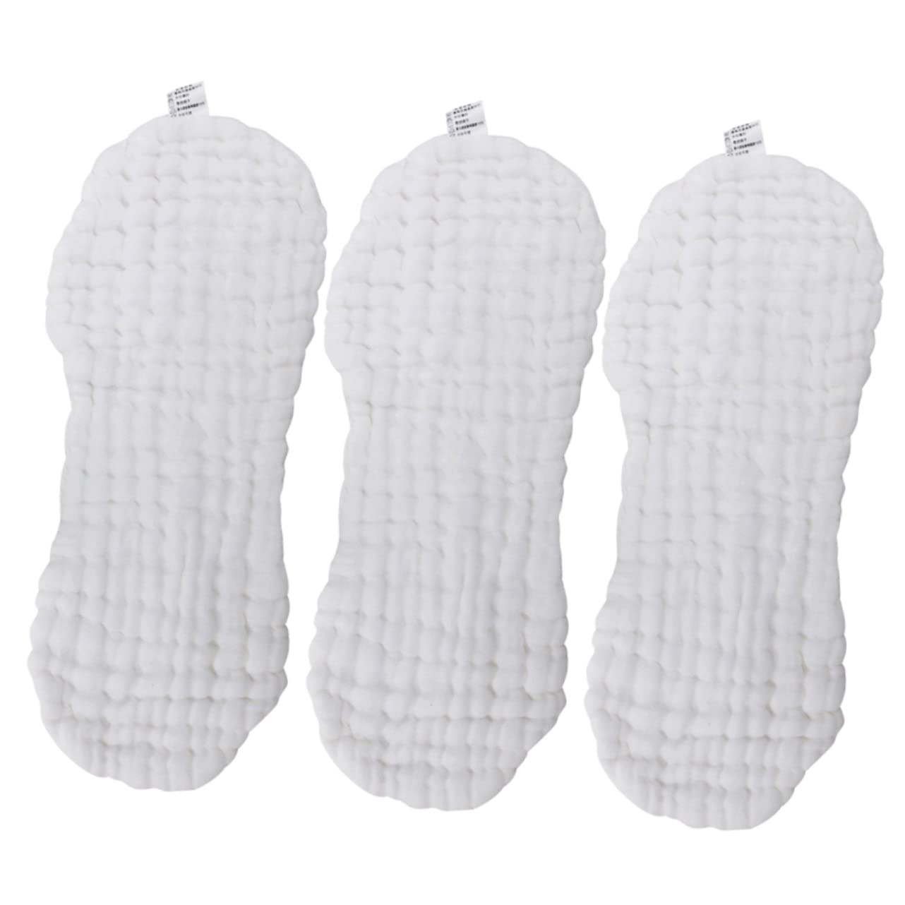 Wakauto Soft Cotton Diapers Muslin Blanket 3pcs Newborn Diaper Pad Set Washable Barrier Design