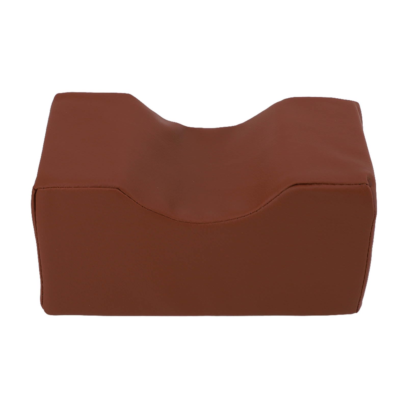 Foot Rest Elevating Pad, Leg and Ankle Support Sponge Ankle Pillow for Adults, with Detachable Washable Cover, Leg Elevating Pillow for Bedsores Relief (Brown)