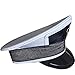 Poetic Walk Anime Esdese Esdeath Costume Halloween Uniform Army Hat Cap Cosplay Pro (Large, Black)