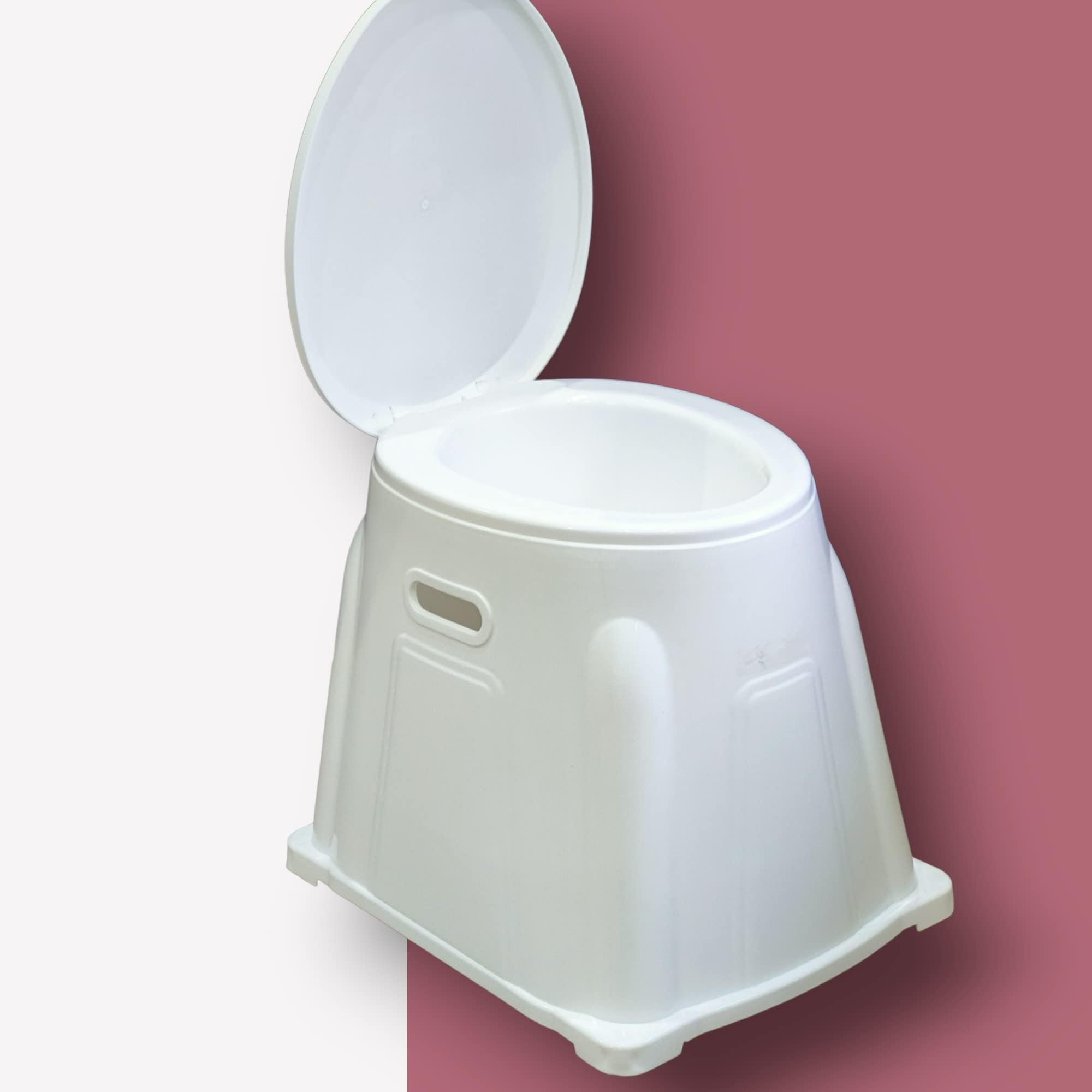 VEAYVA Portable Indian Toilet to Western Converter | Toilet Stool | Patient Commode | Western Toilet with Additional Hand Shower Set (White)