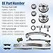 Blrack 1GR-FE Timing Chain Kit with VVT Sprockets, Tensioner&Guides Compatible with Toyota 4Runner 05-09, Tacoma 05-15, Tundra 05-10, FJ Cruiser 4.0L V6 – Replaces 13050-0P010, 13050-31030