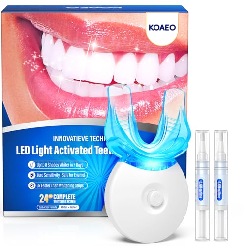 Teeth Whitening Kit with Pens LED Light Yuzu Citrus