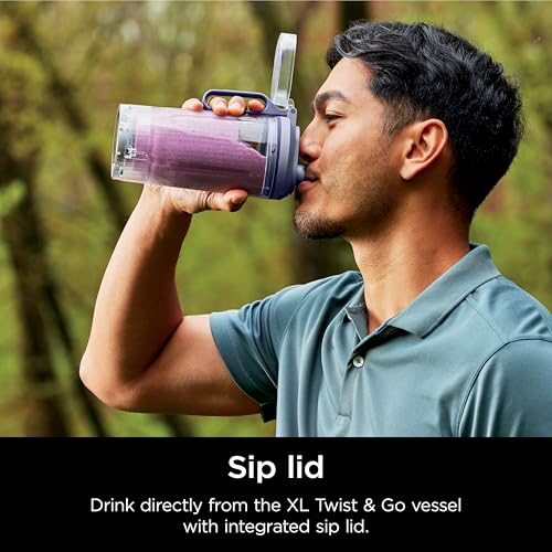 Ninja Blender, Blast Max, Cordless, Personal Blender for Smoothies, Frozen Drinks, Ice Crush, 22 oz. Removable Vessel, Leakproof Lid, BPA-Free, Dishwasher Safe, Auto-iQ Technology, Lavender, BC251CLD by Ninja - Image 7