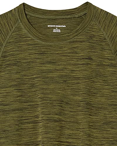 Amazon Essentials Men's Short-Sleeve Quick-Dry Upf 50 Swim Tee, Olive Heather, X-Large #TOP4