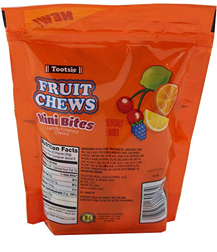 Caramelos Tootsie Fruit Chews Mini Bites 9 oz miniatura 2